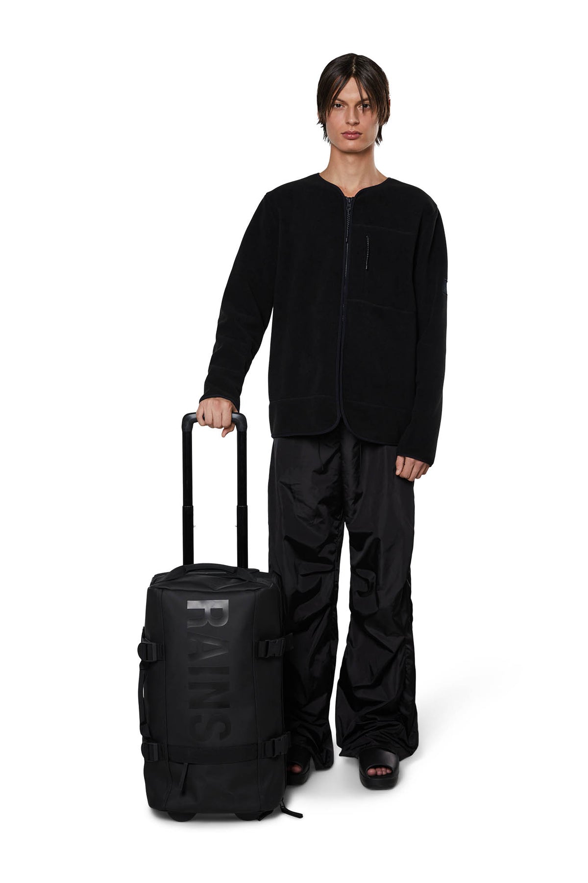 Rains Texel Travel Bag Cabin Suitcase - Black
