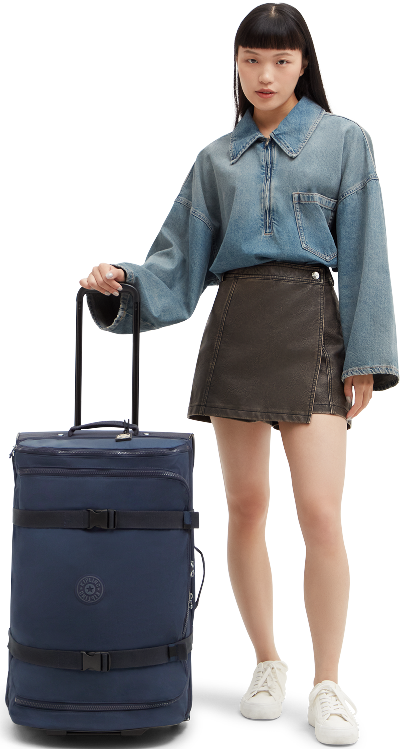 Kipling Aviana M Suitcase - Blue Bleu