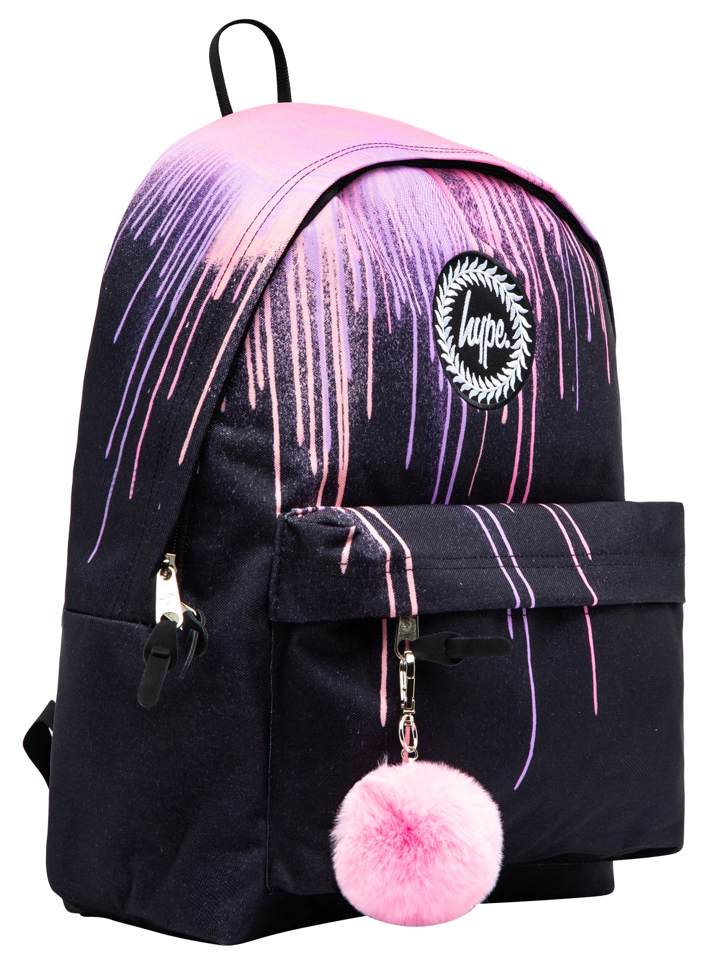 Hype Purple & Pink Drip Backpack 