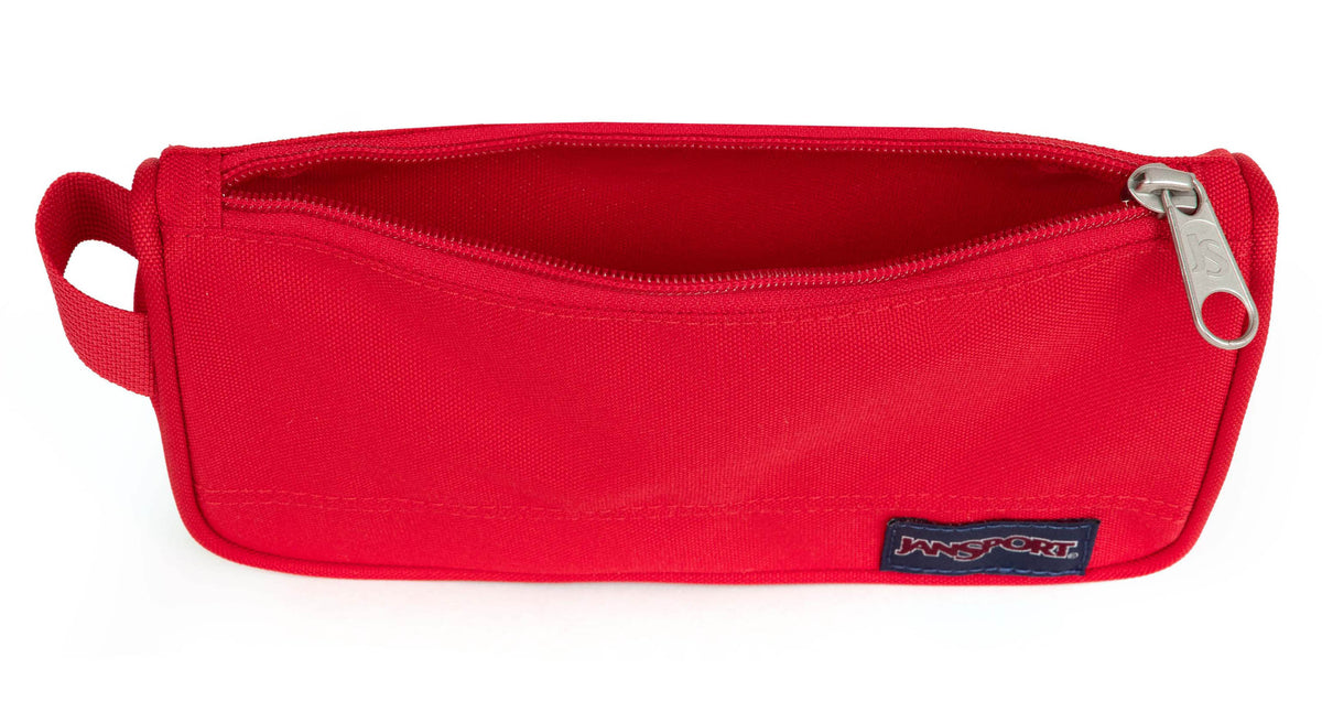 Jansport Medium Accessory Pouch Pencil Case - Red Tape