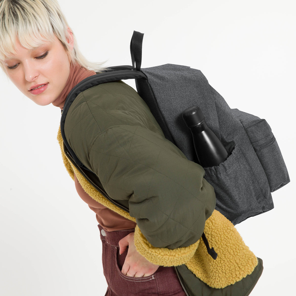 Eastpak Padded Zippl'r + Backpack - Black Denim