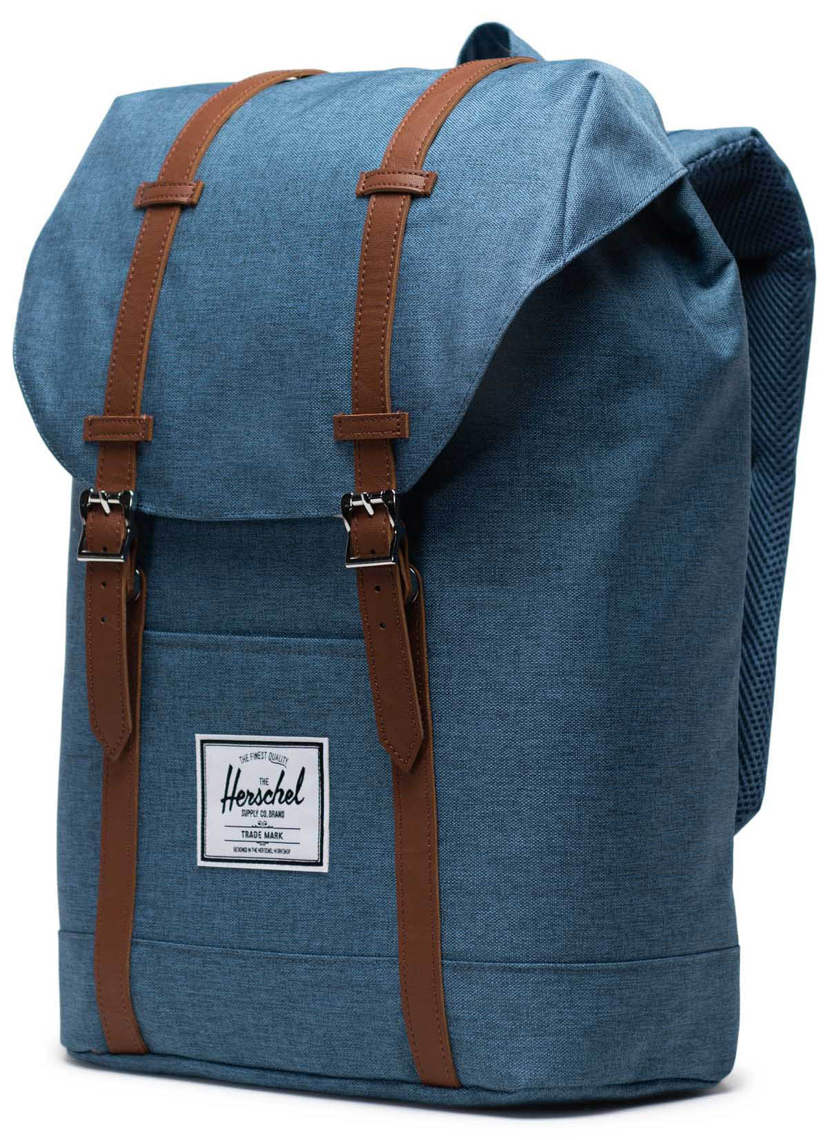 Herschel Retreat Backpack - Copen Blue Crosshatch – thebackpacker
