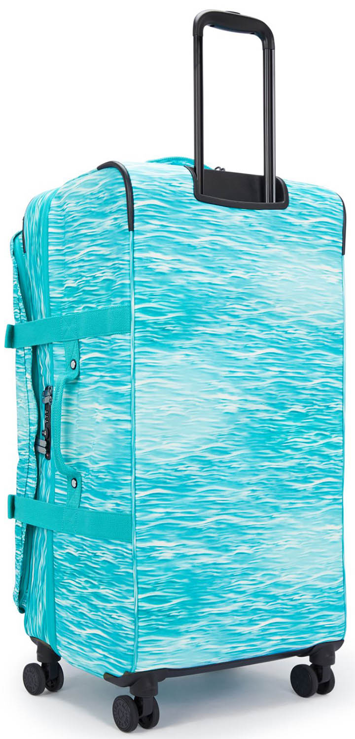 Kipling Spontaneous L Suitcase - Aqua Pool