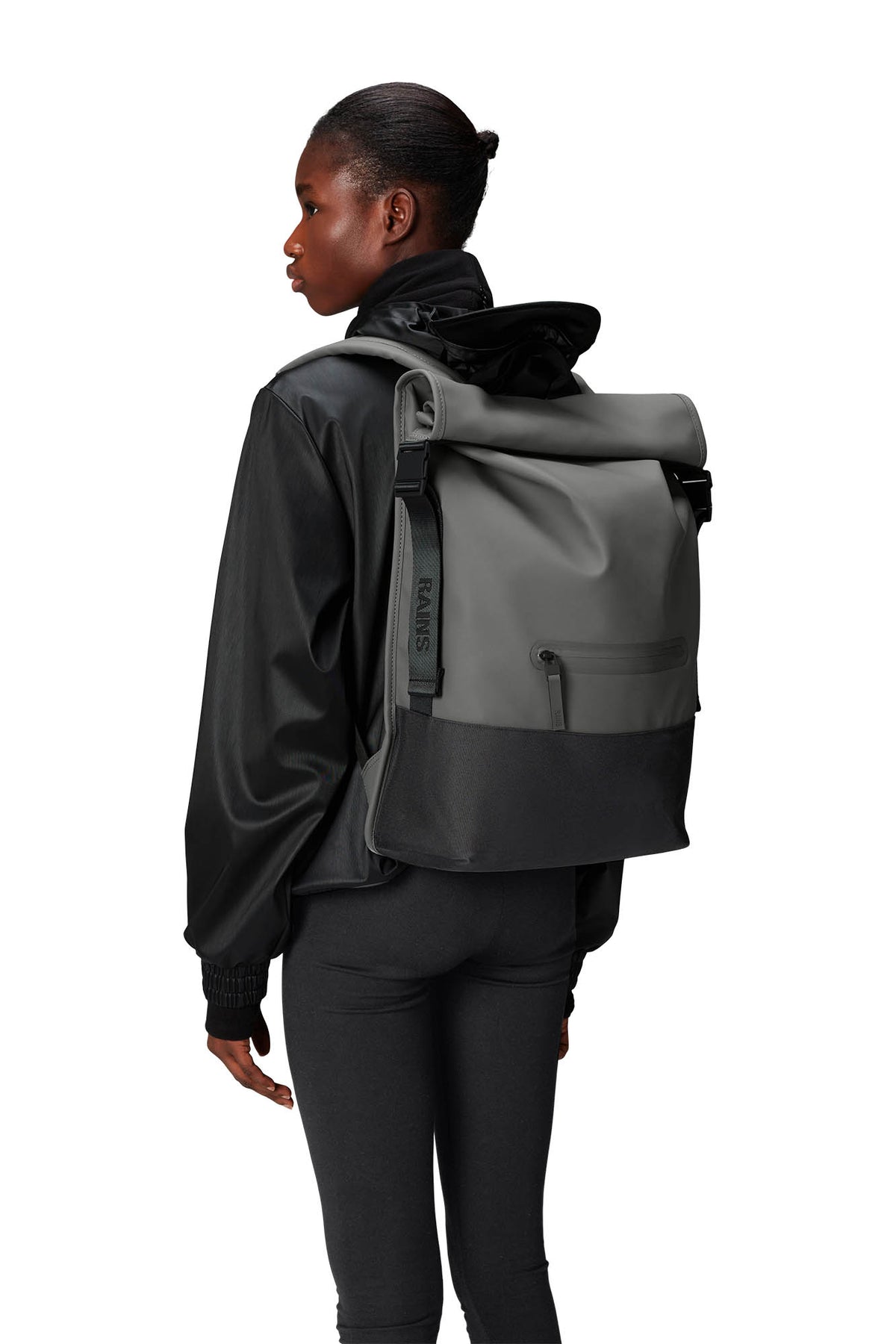 Rains Trail Rolltop Backpack - Grey