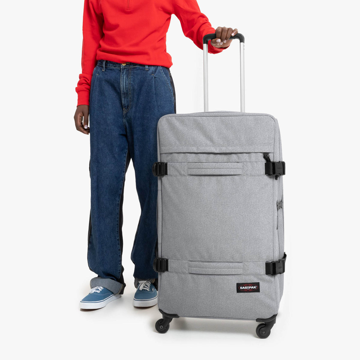 Eastpak Transit'R 4 L Suitcase - Sunday Grey