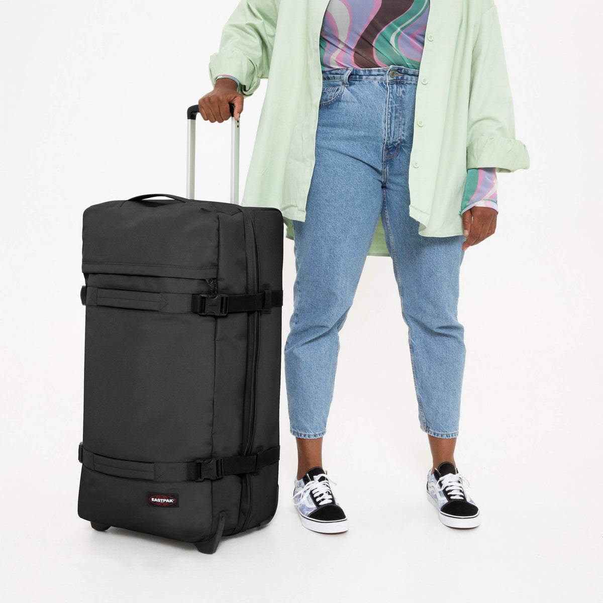 Eastpak Transit'R L Suitcase - Black